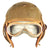 Original U.S. WWII M38 Tanker Helmet by Rawlings with Type R-14 Earphones and Goggles Original Items