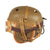 Original U.S. WWII M38 Tanker Helmet by Rawlings with Type R-14 Earphones and Goggles Original Items