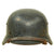 Original German WWII Luftwaffe M35 Double Decal Steel Helmet with 56cm Liner & Chinstrap - marked ET64 Original Items