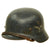 Original German WWII Luftwaffe M35 Double Decal Steel Helmet with 56cm Liner & Chinstrap - marked ET64 Original Items