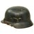Original German WWII Luftwaffe M35 Double Decal Steel Helmet with 56cm Liner & Chinstrap - marked ET64 Original Items