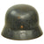 Original German WWII Luftwaffe M35 Double Decal Steel Helmet with 56cm Liner & Chinstrap - marked ET64 Original Items