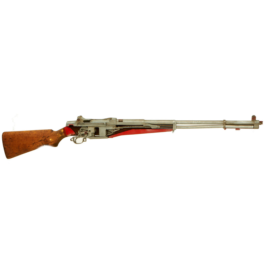 Original U.S. WWII M1 Garand Semi-Automatic Rifle Cutaway Oversized 7 Foot Classroom Trainer Demonstrator Original Items