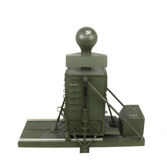 Original U.S. Cold War Era Prototype Miniature Desktop Radar Unit with Rotating Radar & Strobe Lights with Remote Original Items