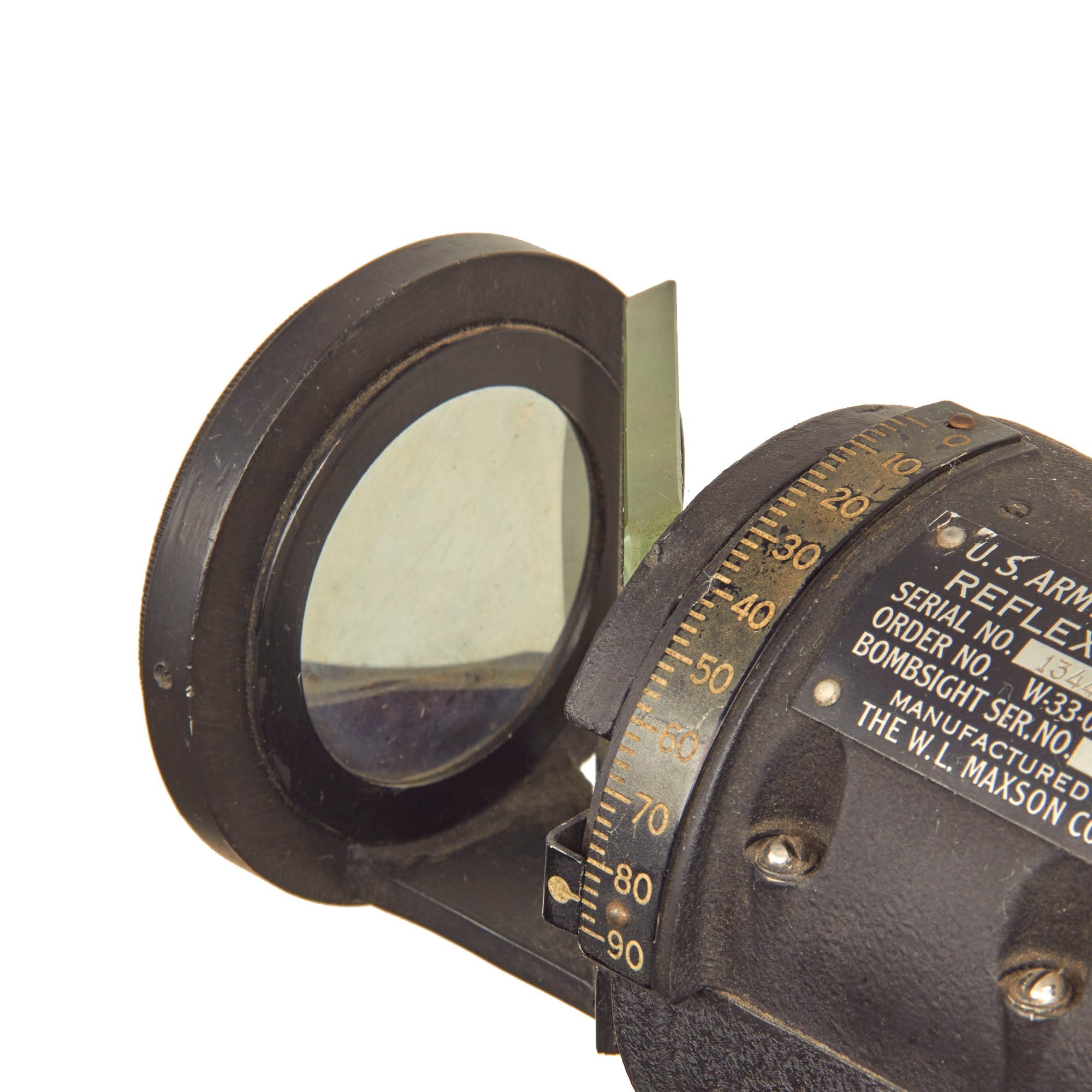 Original U.S. WWII U.S.N. Marked USAAF Norden Bomb Sight