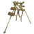 Original German WWII Era MG 42 Sustained Fire Lafette Mount Tripod with Shoulder Straps Original Items