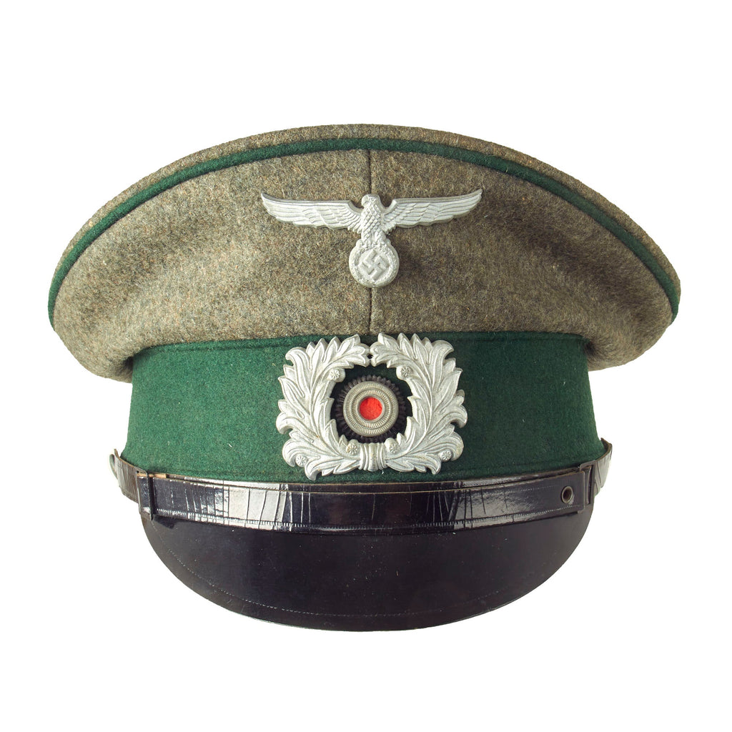 Original German WWII Customs Official Schirmmütze Visor Cap - Size 55 1/2 Original Items