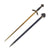Original German WWII Early Luftwaffe Officer Sword by Carl Eickhorn with Scabbard - Nickel Plated Blade Original Items