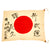 Original Japanese WWII Hand Painted Cloth Good Luck Flag (31” x 38 ½”) and Pennant (16” x 14 ⅜”) - 2 Items Original Items