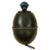Original German WWII Model 39 Egg Hand Grenade with Original Fuze & Wings - Inert Eierhandgranate Original Items