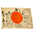 Original Japanese WWII Hand Painted Cloth Good Luck Flag - 28 ½” X 42” Original Items