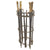 Original Custom Umbrella Basket Made With Four French M1866 Bayonets in Scabbards and Gras Bayonet Scabbards Original Items