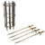 Original Custom Umbrella Basket Made With Four French M1866 Bayonets in Scabbards and Gras Bayonet Scabbards Original Items