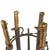 Original Custom Umbrella Basket Made With Four French M1866 Bayonets in Scabbards and Gras Bayonet Scabbards Original Items