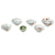 Original Japanese WWII Imperial Japan Various Branches and Styles of Sake Cups - 6 Cups Total
