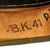 Original German WWII 1941 dated 1st Model Afrikakorps DAK Sun Helmet by B.K. with Badges & Goggles - size 57 Original Items