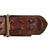 Original German WWII DJ Leather Belt with Deutsches Jungvolk Single Rune Plated Brass Buckle Original Items
