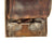Original German WWII DJ Leather Belt with Deutsches Jungvolk Single Rune Plated Brass Buckle Original Items