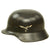 Original German WWII 1938 Dated Luftwaffe M35 Double Decal Steel Helmet with 55cm Liner & Partial Chinstrap - marked EF62 Original Items