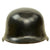 Original German WWII M34 Square Dip NSDAP Double Decal Civic Police Steel Helmet with 57cm Liner - Ordnungspolizei Original Items