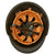 Original German WWII M34 Square Dip NSDAP Double Decal Civic Police Steel Helmet with 57cm Liner - Ordnungspolizei Original Items