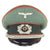 Original German WWII Army Heer Artillery Officers Schirmmütze Visor Cap by Peküro / EREL Original Items