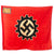 Original German WWII German DAF Labor Front Standard Flag with Rhein-Dürkheim 1 Town Marking - 46" x 54" Original Items