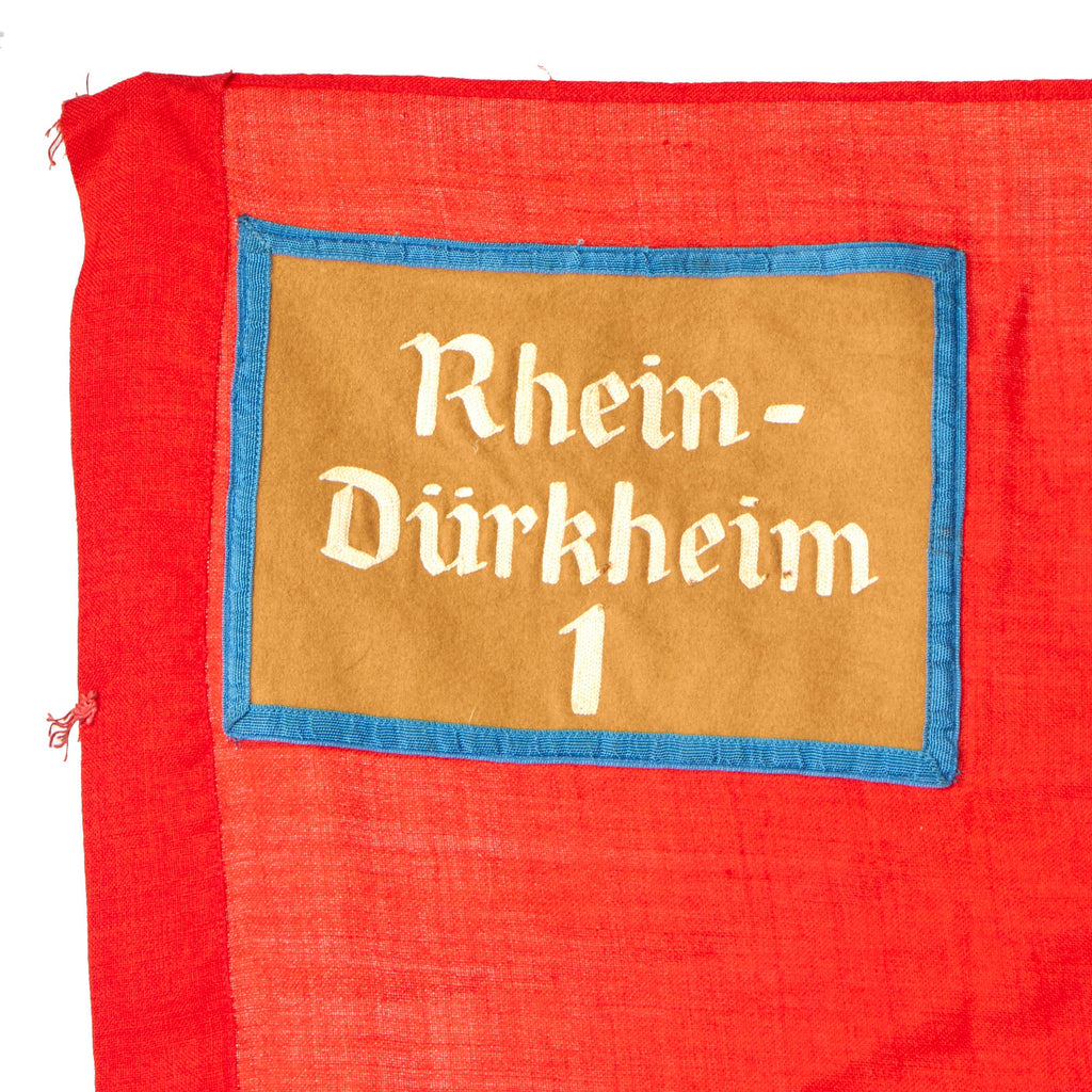 Original German WWII German DAF Labor Front Standard Flag with Rhein-D ...