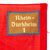 Original German WWII German DAF Labor Front Standard Flag with Rhein-Dürkheim 1 Town Marking - 46" x 54" Original Items