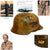 Original German WWII Named USGI Bring Back Army Heer M40 "Normandy" Camouflage Steel Helmet with Documentation - marked ET64 Original Items