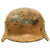 Original German WWII Named DAK Afrikakorps Camouflage Heer Army Single Decal M35 Helmet - Stamped EF66 Original Items