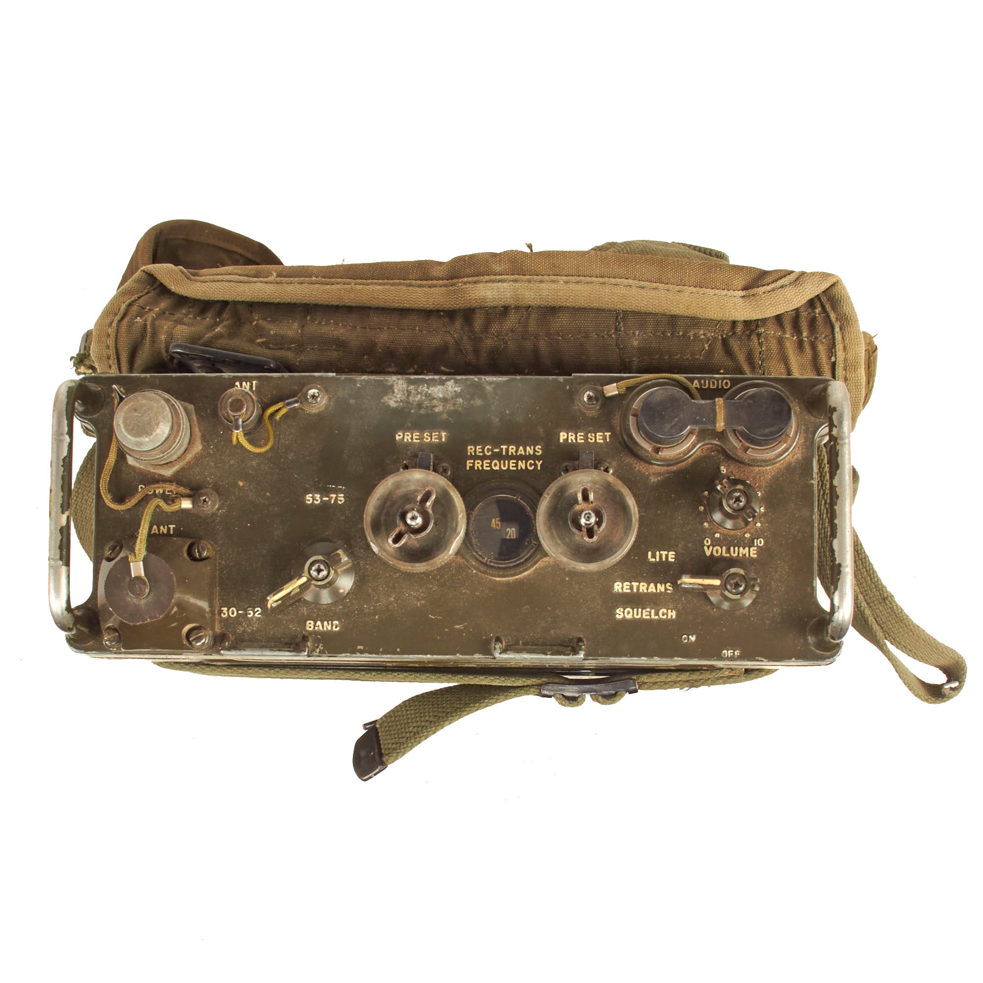 Original U.S. Korean / Vietnam War AN/PRC-77 Radio Man Pack Set with S ...