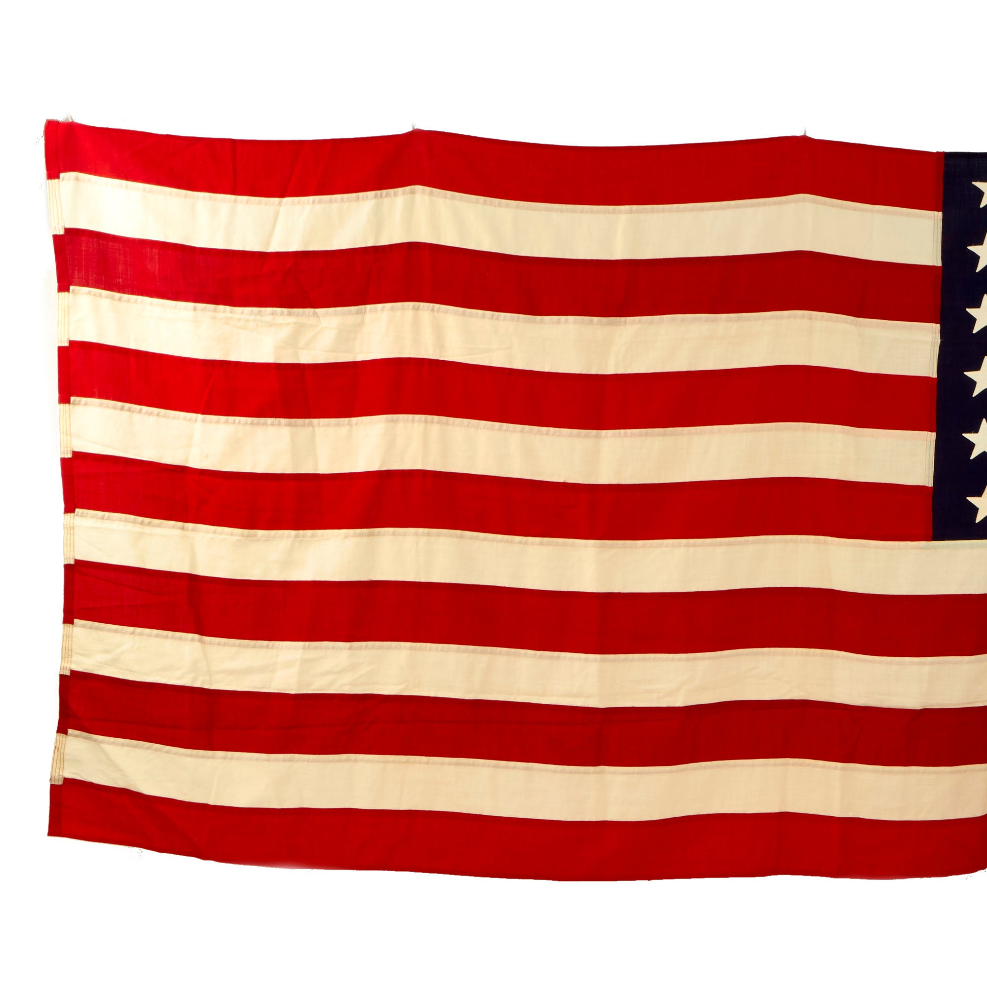 Original U.S. WWII 48 Star Naval Ensign No. 7 American Flag