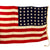 Original U.S. WWII 48 Star Naval Ensign No. 7 American Flag by Mare Island and Dated 1944 - 60” x 120” Original Items