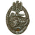Original German WWII Silver Grade Panzer Assault Tank Badge by Hermann Wernstein with Repaired Catch Original Items
