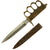 Original U.S. WWI Model 1918 Mark I Trench Knife by AU LION with Steel Scabbard Original Items