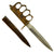 Original U.S. WWI Model 1918 Mark I Trench Knife by AU LION with Steel Scabbard Original Items