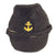 Original Japanese WWII Naval Landing Forces Petty Officer Black Cotton Forage Cap dated 1944 - SNLF Original Items