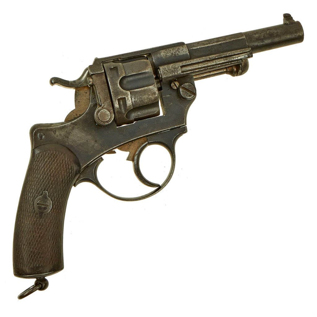Original French MAS Modèle 1874 Chamelot-Delvigne 11mm Officer's Revolver dated 1876 - Serial N 8689 Original Items