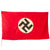 Original German WWII Italian Made NSDAP National Political Banner Flag marked to City of Naples - 38" x 62" Original Items