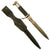 Original German WWII Heer Army Etched Short 98k Dress Bayonet by Robert Klaas with Scabbard & Frog Original Items