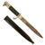 Original German WWII Heer Army Etched Short 98k Dress Bayonet by Robert Klaas with Scabbard Original Items