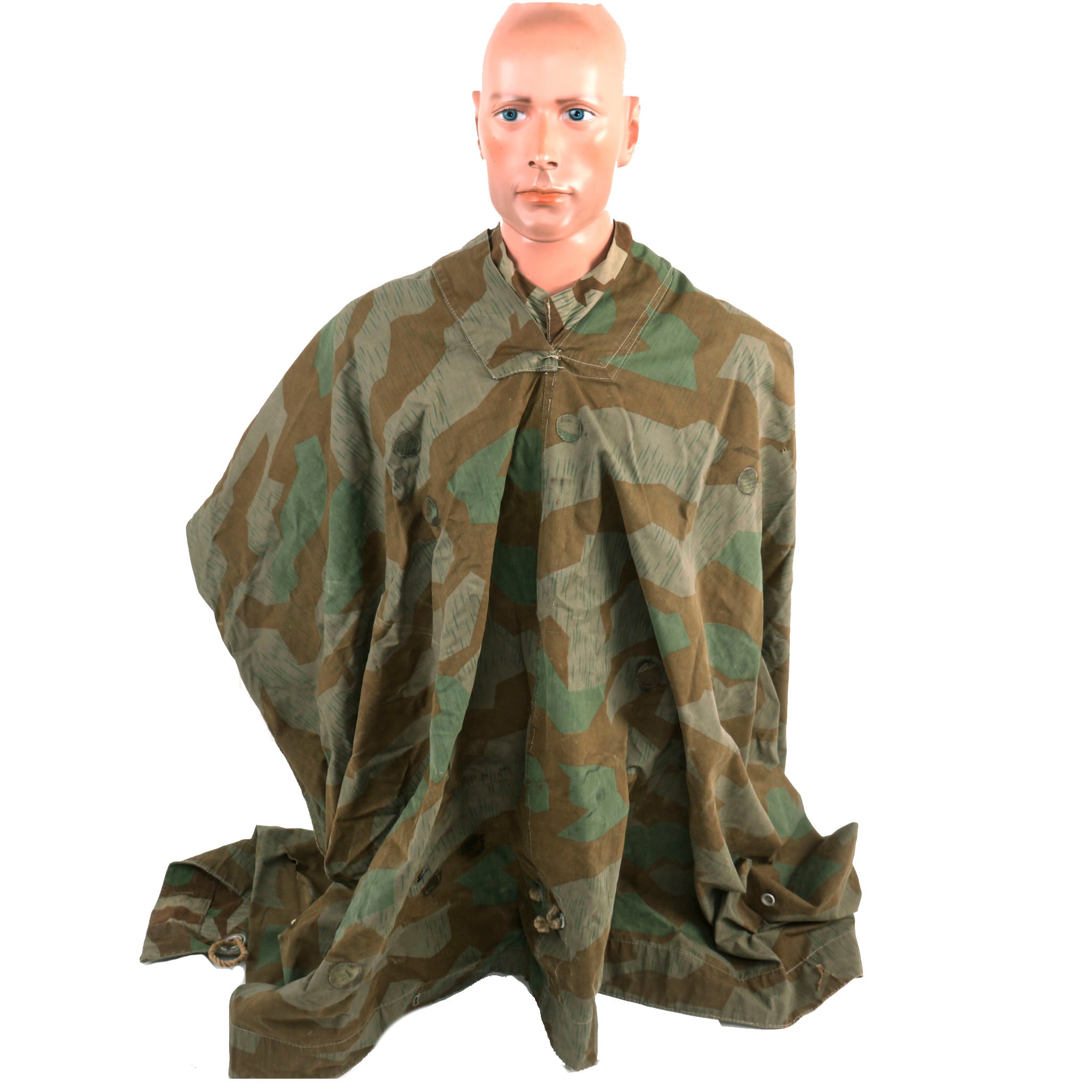 Original German WWII Zeltbahn Tent Quarter & Poncho in Splinter Patter ...