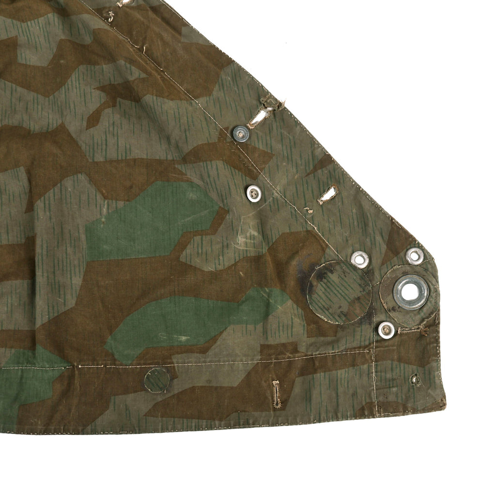 Original German WWII Zeltbahn Tent Quarter & Poncho in Splinter Patter ...