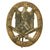 Original German WWII Silver Grade General Assault Badge - Unmarked Hollow Back Design Original Items