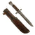 Original British WWII 1888 Mk.I Bayonet Converted to Fighting Knife with Leather Sheath - Dated 1907 Original Items