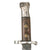 Original British WWII 1888 Mk.I Bayonet Converted to Fighting Knife with Leather Sheath - Dated 1907 Original Items