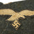 Original German WWII Luftwaffe Combat Uniform Cut Out Machine Embroidered Breast Eagle Original Items