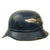 Original German WWII M38 Luftschutz Beaded Gladiator Air Defense Helmet - dated 1938 Original Items