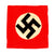 Original German WWII NSDAP Small Double Sided National Political Flag - 21" x 21" Original Items